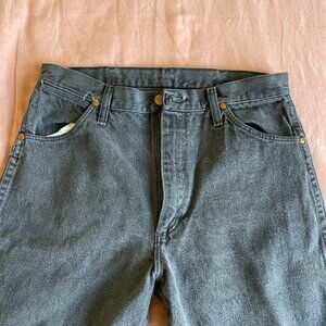 Wrangler Size 31x36 Cowboy Cut Mens Black Jeans